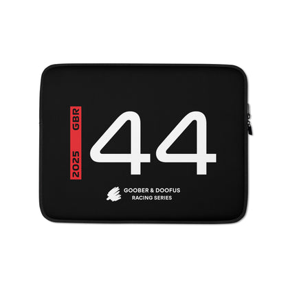 #44 F1 Driver Lewis Hamilton 13" Laptop Sleeve