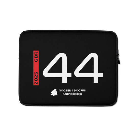 #44 F1 Driver Lewis Hamilton 13" Laptop Sleeve