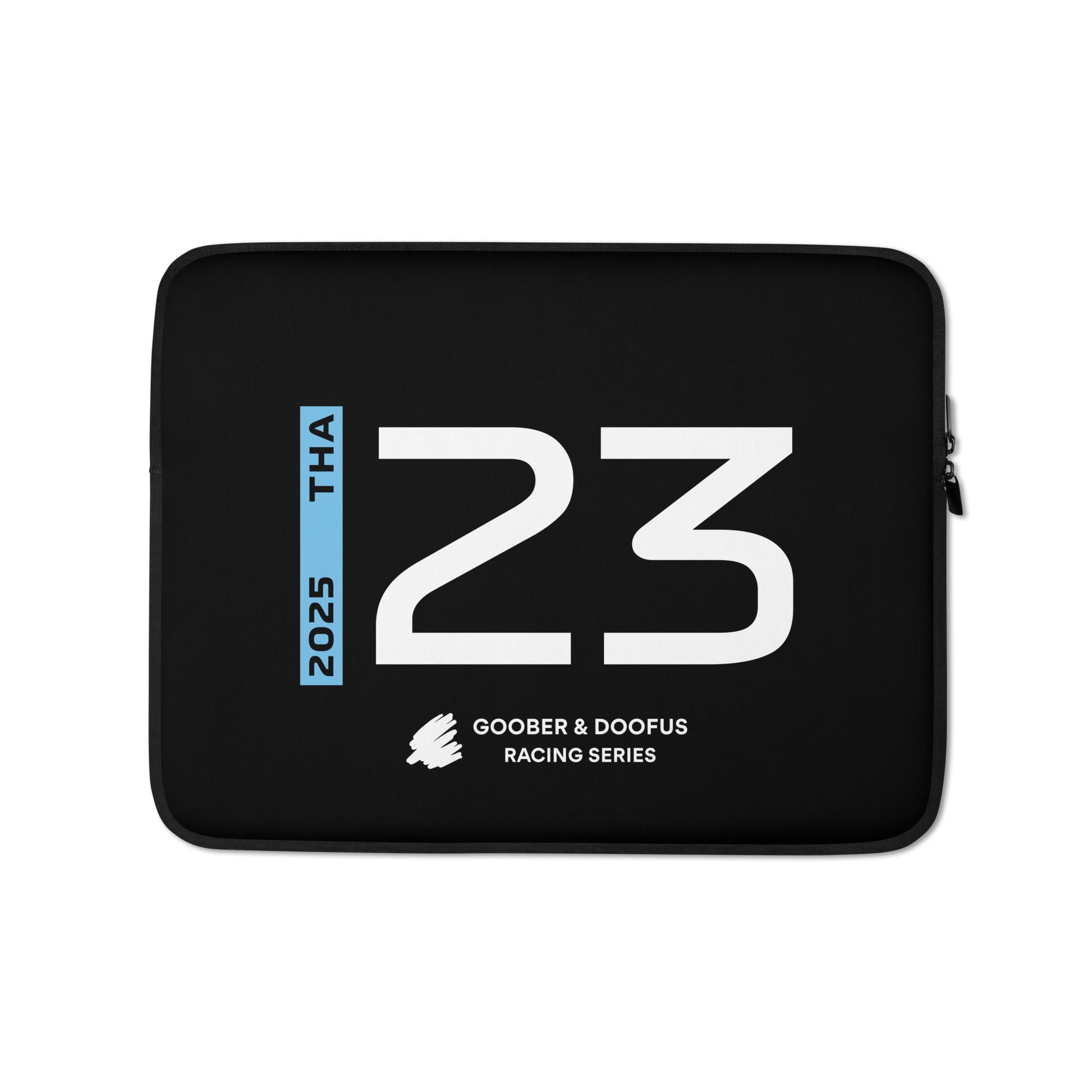 #23 F1 Driver Alexander Albon 13" Laptop Sleeve