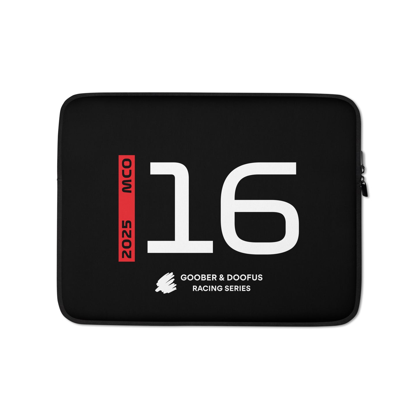#16 F1 Driver Charles Leclerc 13" Laptop Sleeve