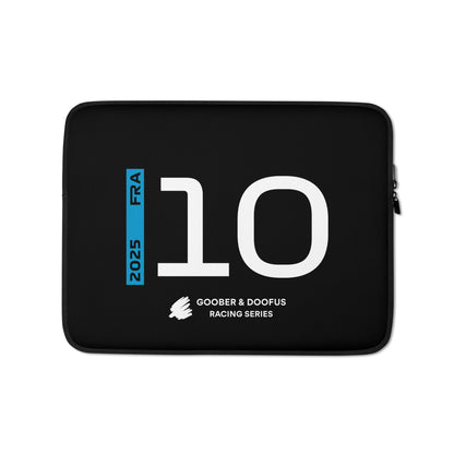 #10 F1 Driver Pierre Gasly 13" Laptop Sleeve