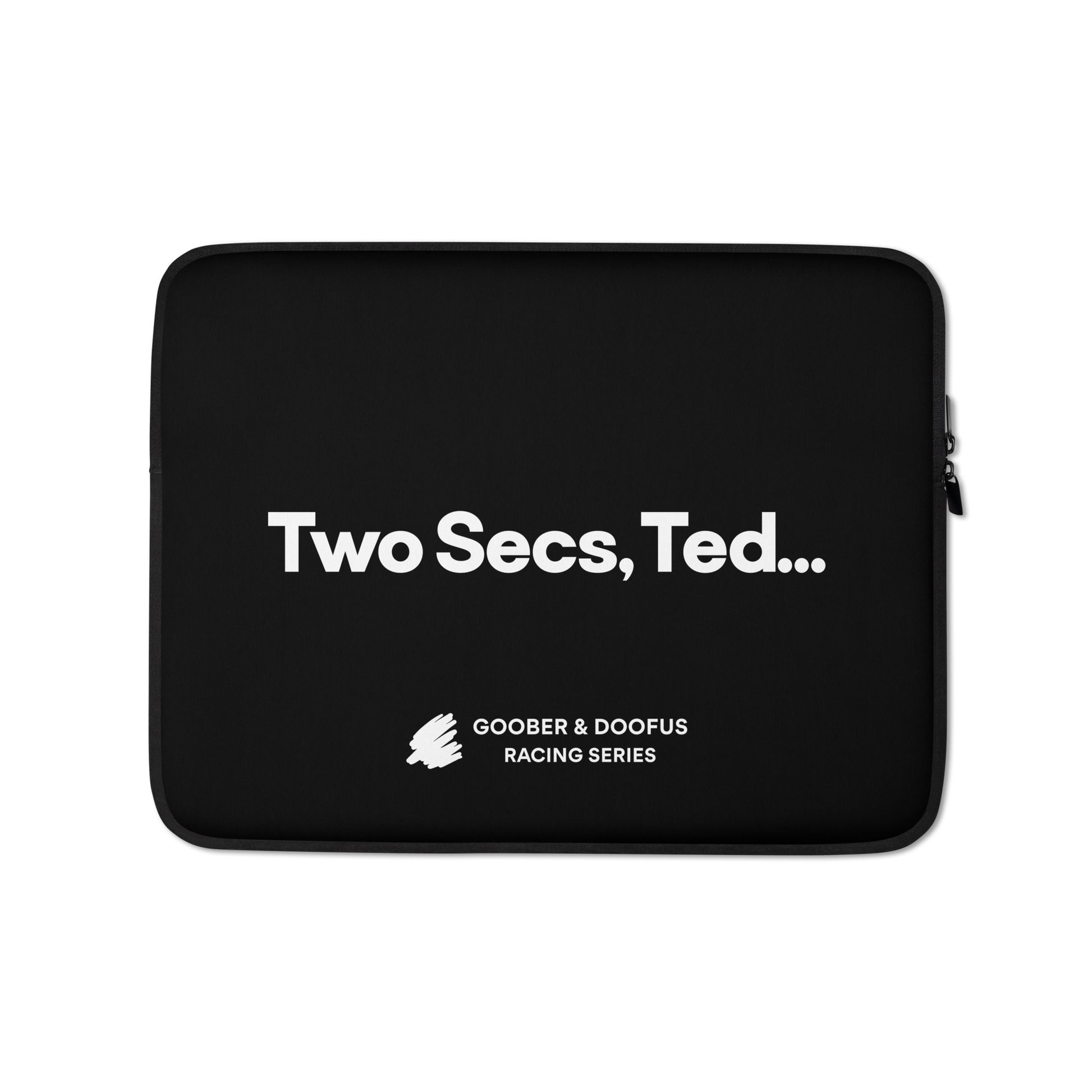 Two Secs Ted Spanned F1 Racing 13" Laptop Sleeve