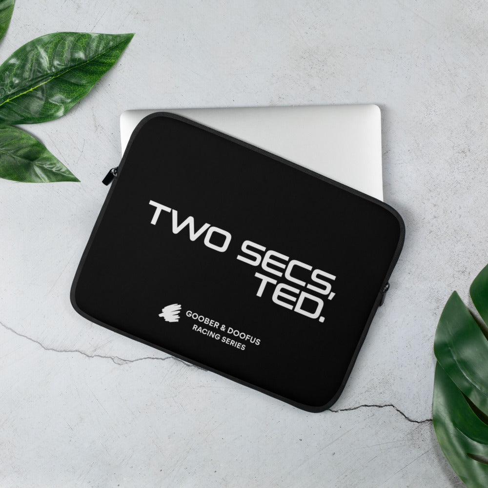 Two Secs Ted Stacked F1 Racing 13" Laptop Sleeve