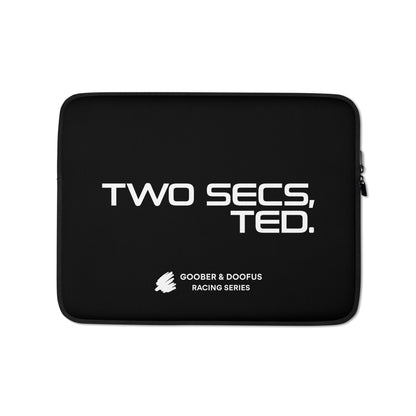 Two Secs Ted Stacked F1 Racing 13" Laptop Sleeve