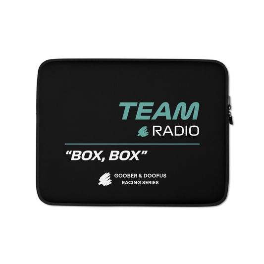 Mercedes F1 Team Radio 13" Laptop Sleeve