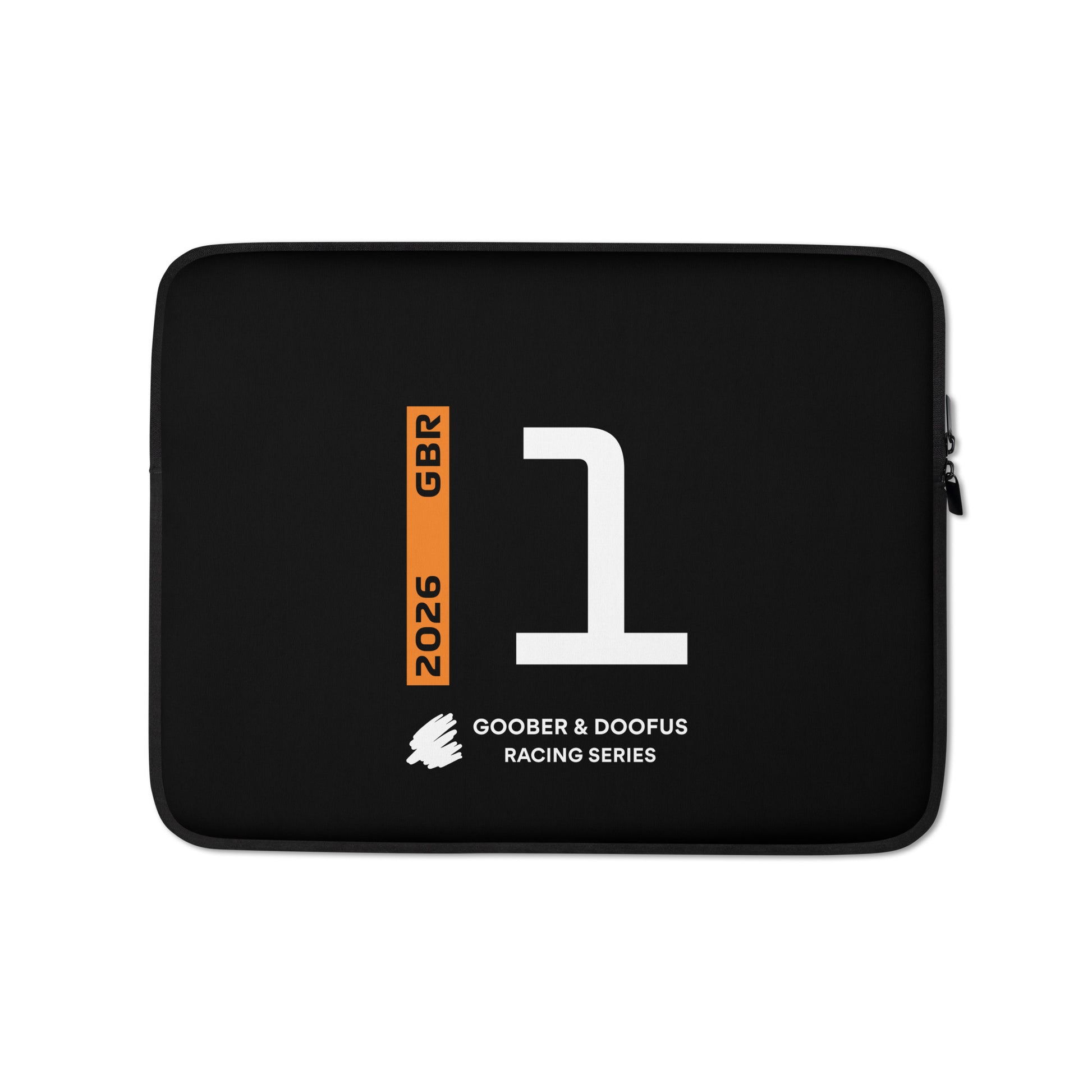 Lando Norris #1 F1 Driver Laptop Sleeve (13") - Front