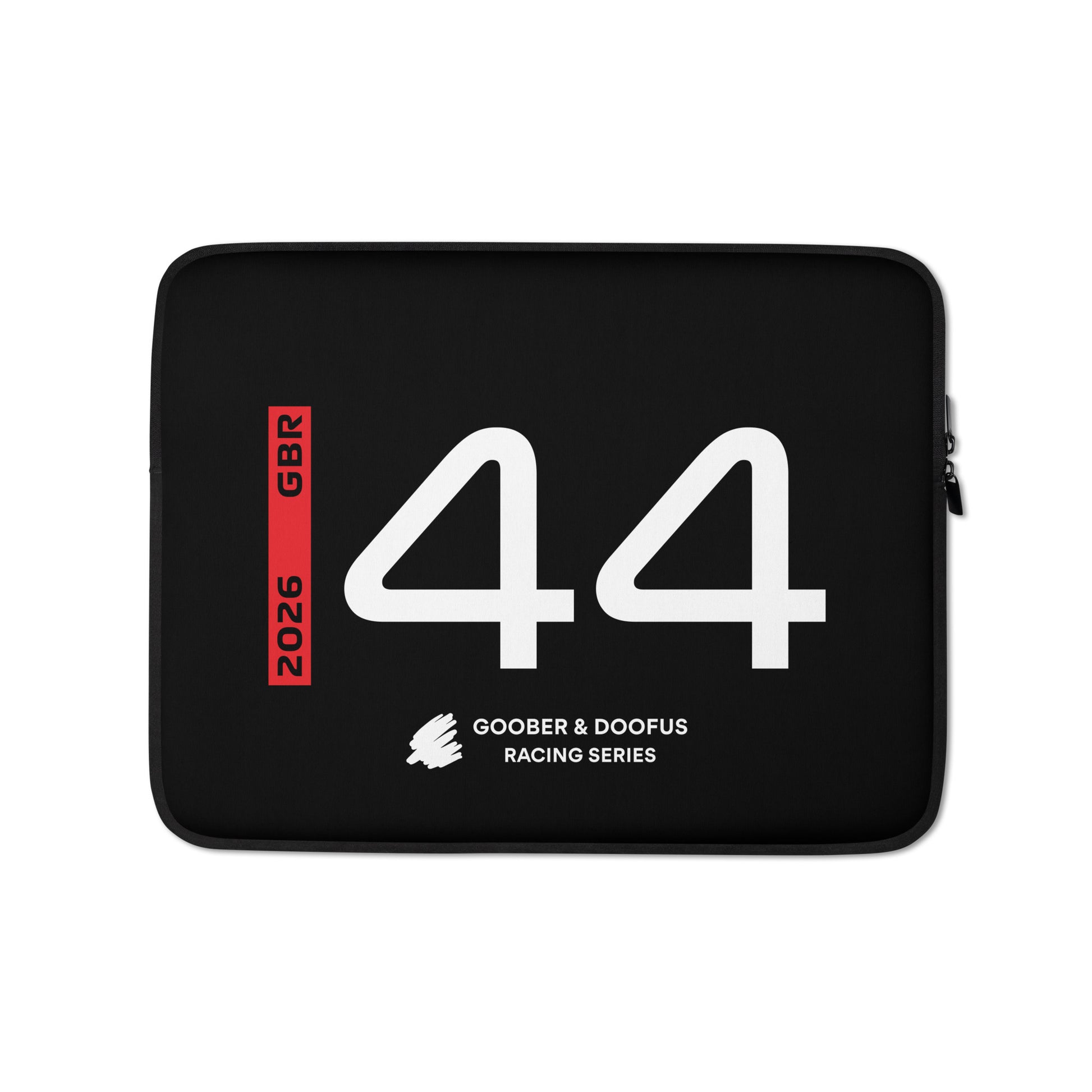 Lewis Hamilton #44 F1 Driver Laptop Sleeve (13") - Front