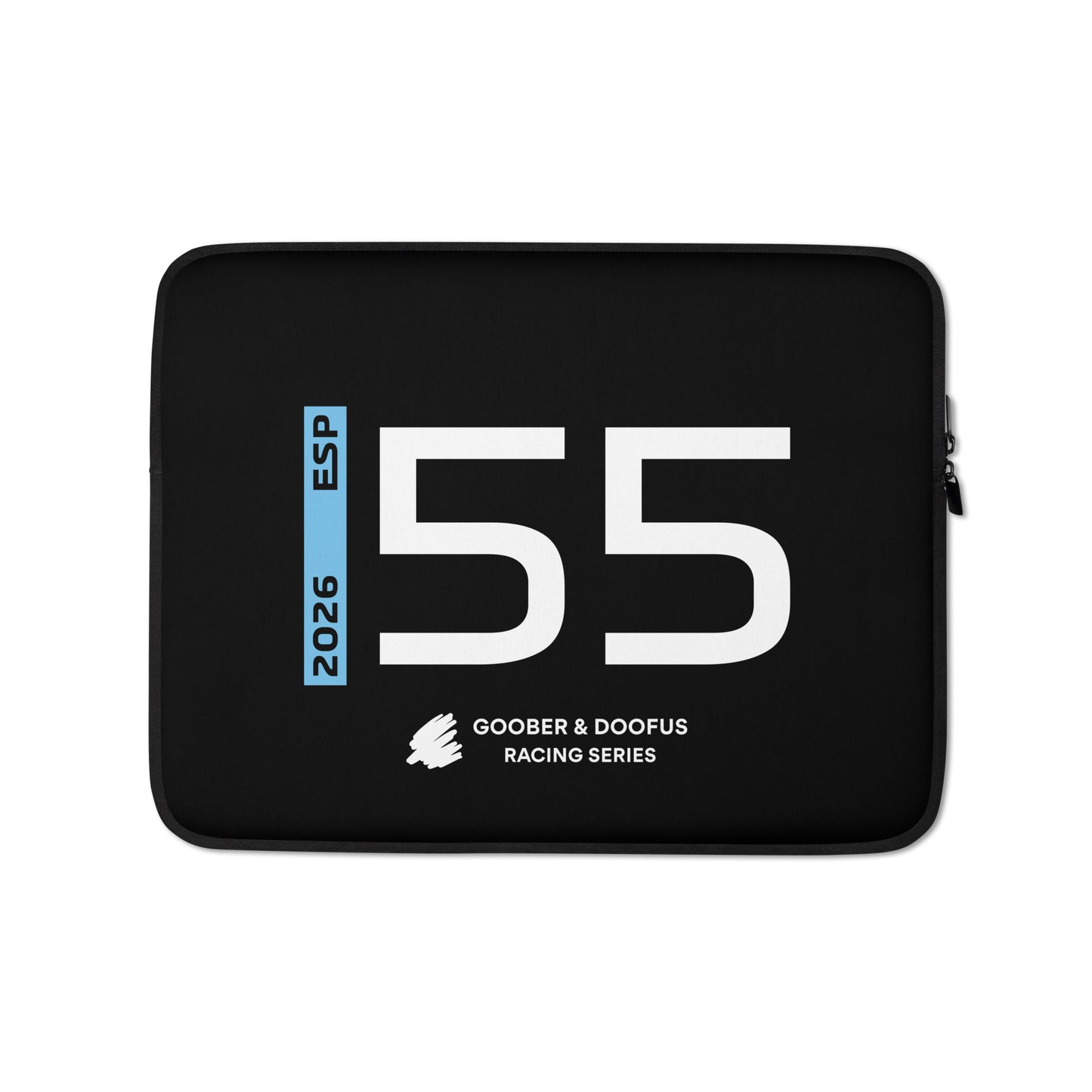 Carlos Sainz #55 F1 Driver Laptop Sleeve (13") - Front