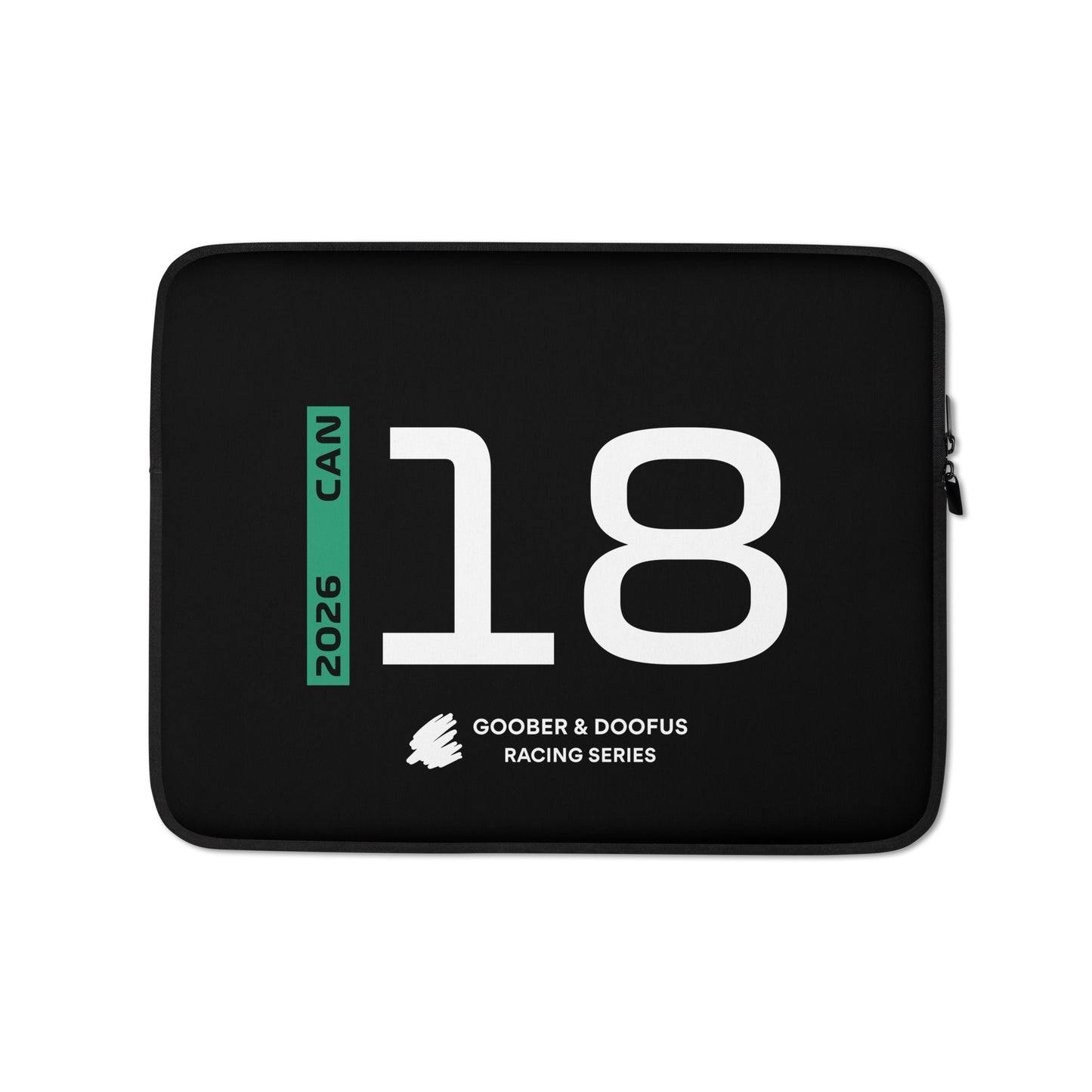 Lance Stroll #18 F1 Driver Laptop Sleeve (13") - Front