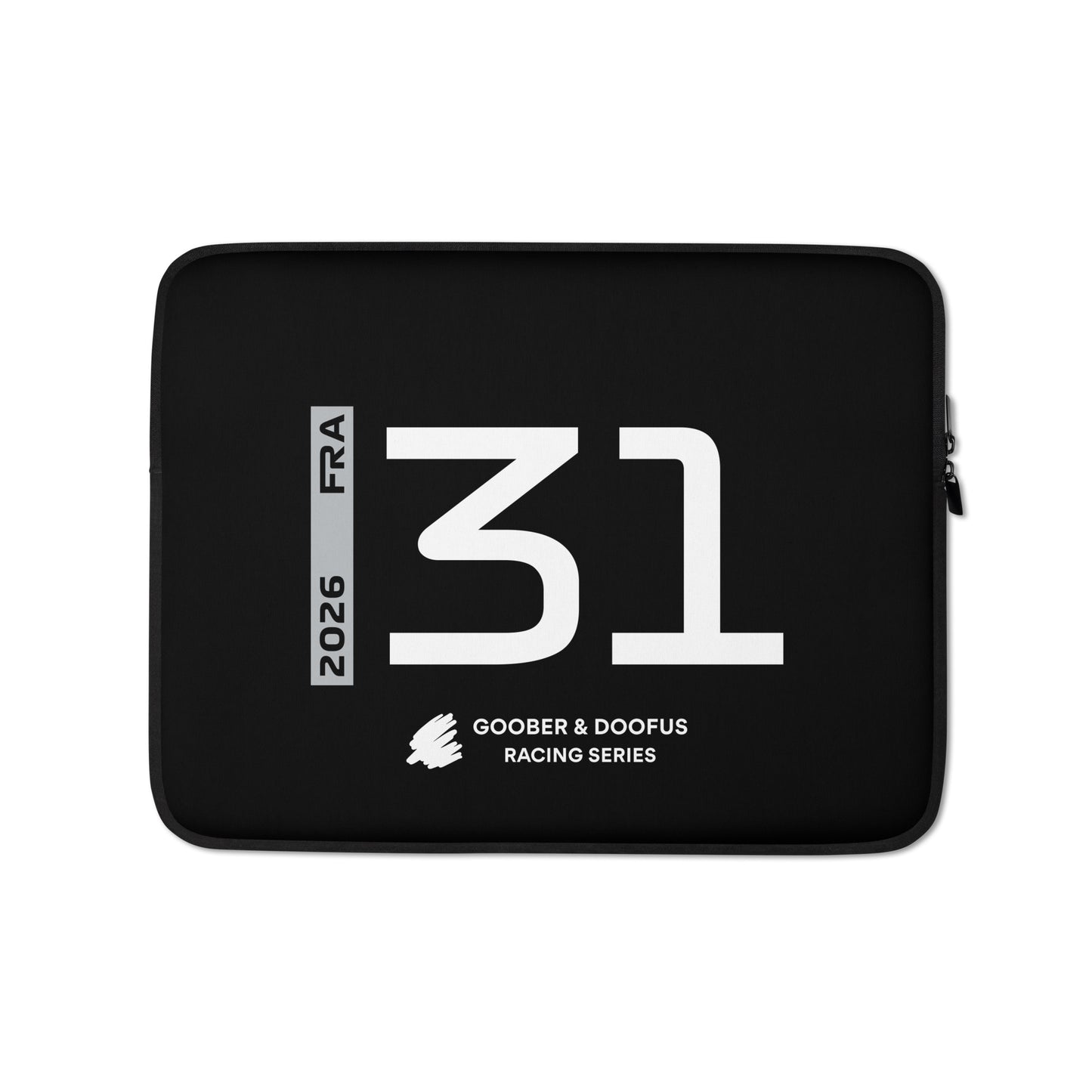 Esteban Ocon #31 F1 Driver Laptop Sleeve (13") - Front