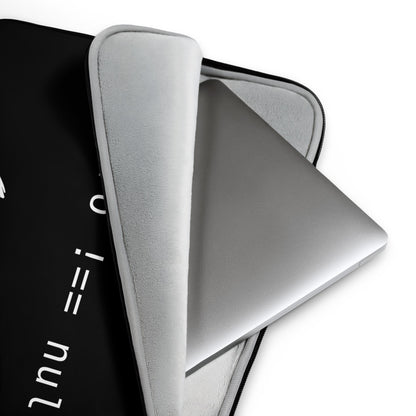 Zero Does Not Equal Null 13" Laptop Sleeve