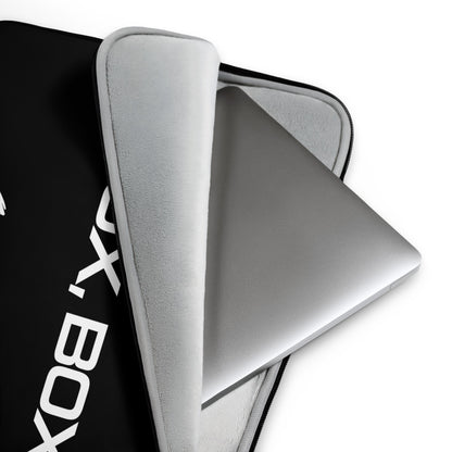 Box Box Text F1 Racing 13" Laptop Sleeve