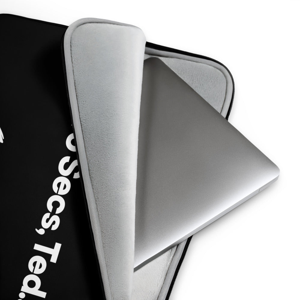 Two Secs Ted Spanned F1 Racing 13" Laptop Sleeve