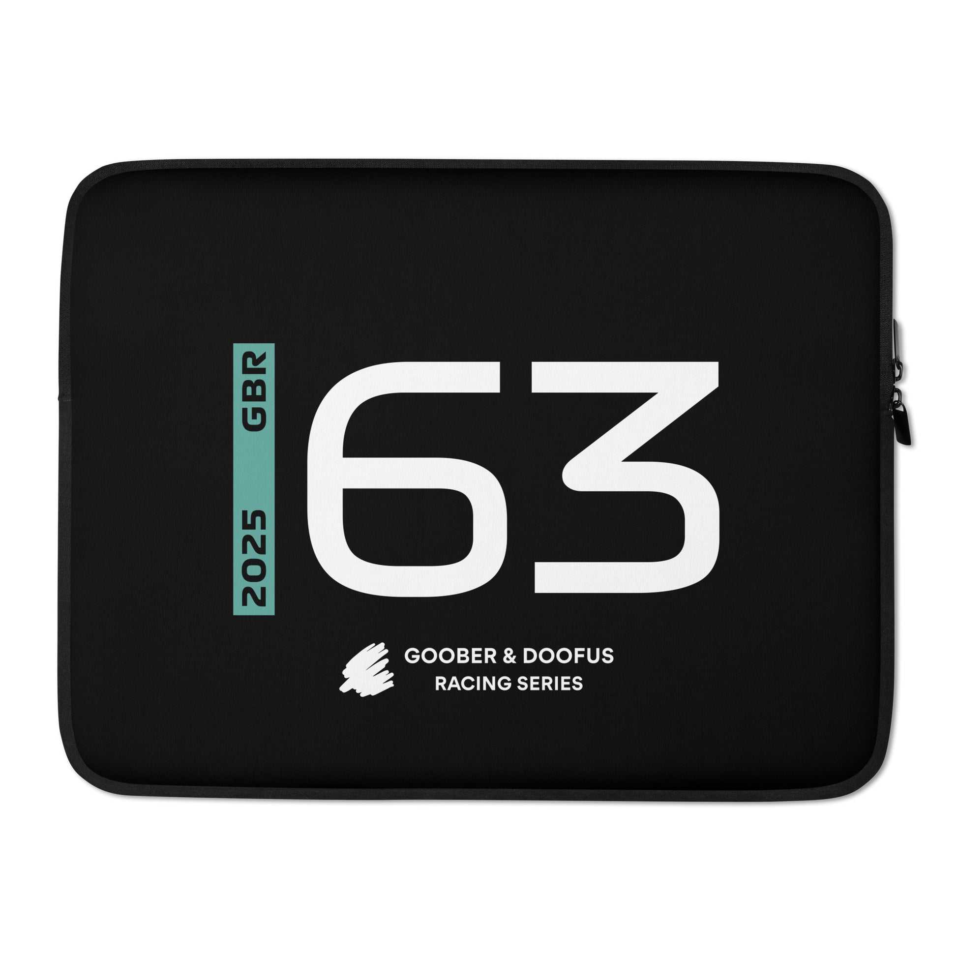 #63 F1 Driver George Russell 15" Laptop Sleeve