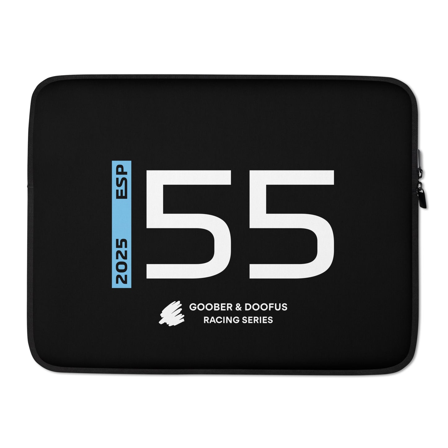 #55 F1 Driver Carlos Sainz 15" Laptop Sleeve