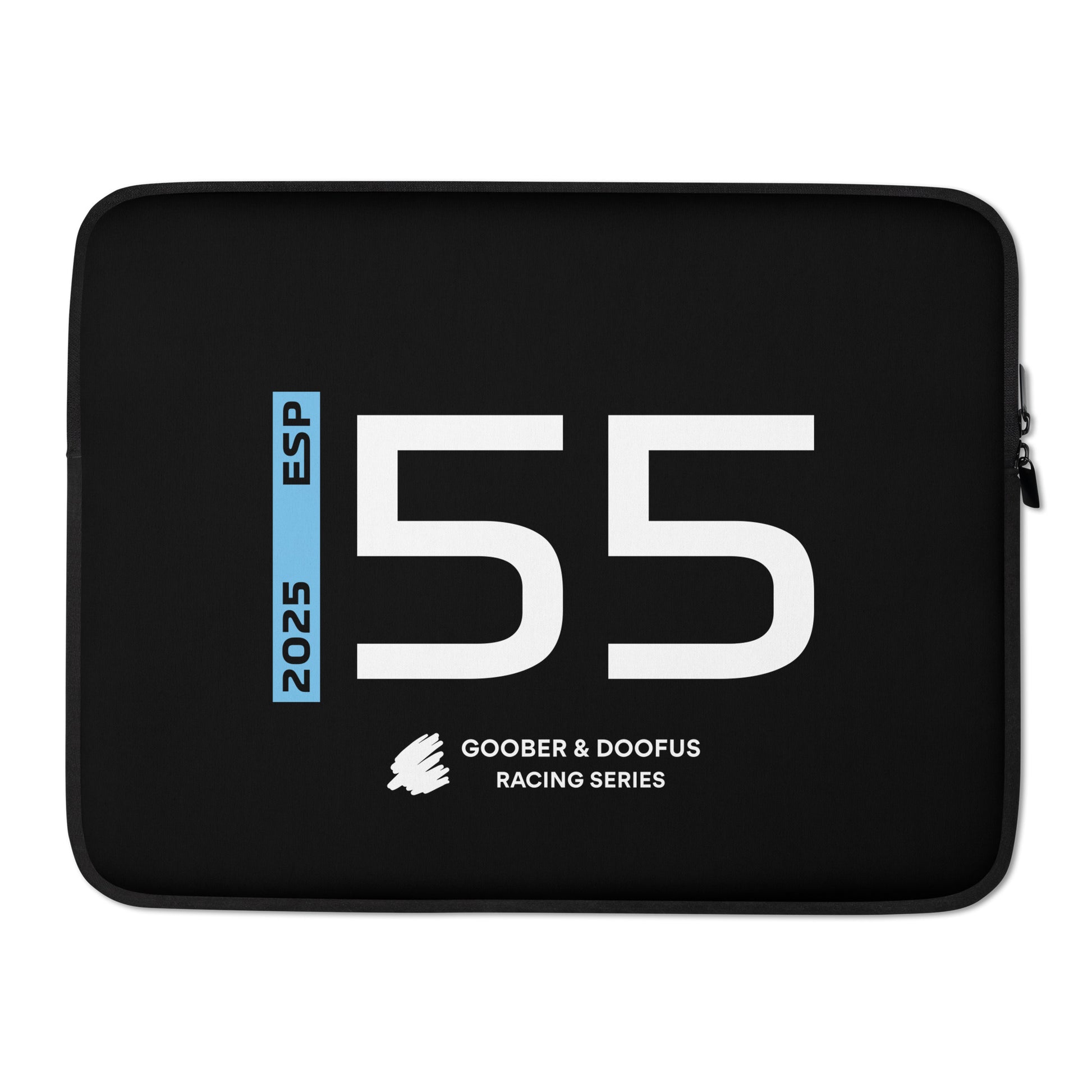 #55 F1 Driver Carlos Sainz 15" Laptop Sleeve
