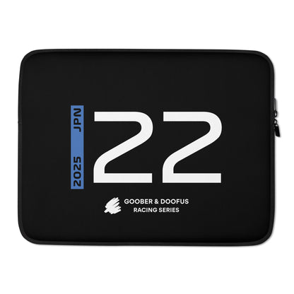#22 F1 Driver Yuki Tsunoda 15" Laptop Sleeve