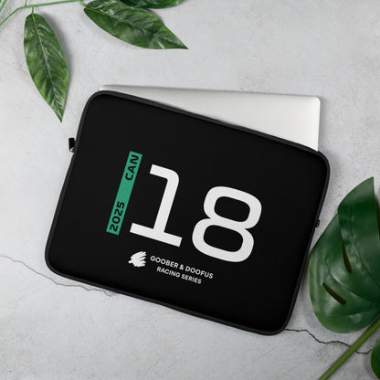 #18 F1 Driver Lance Stroll 15" Laptop Sleeve