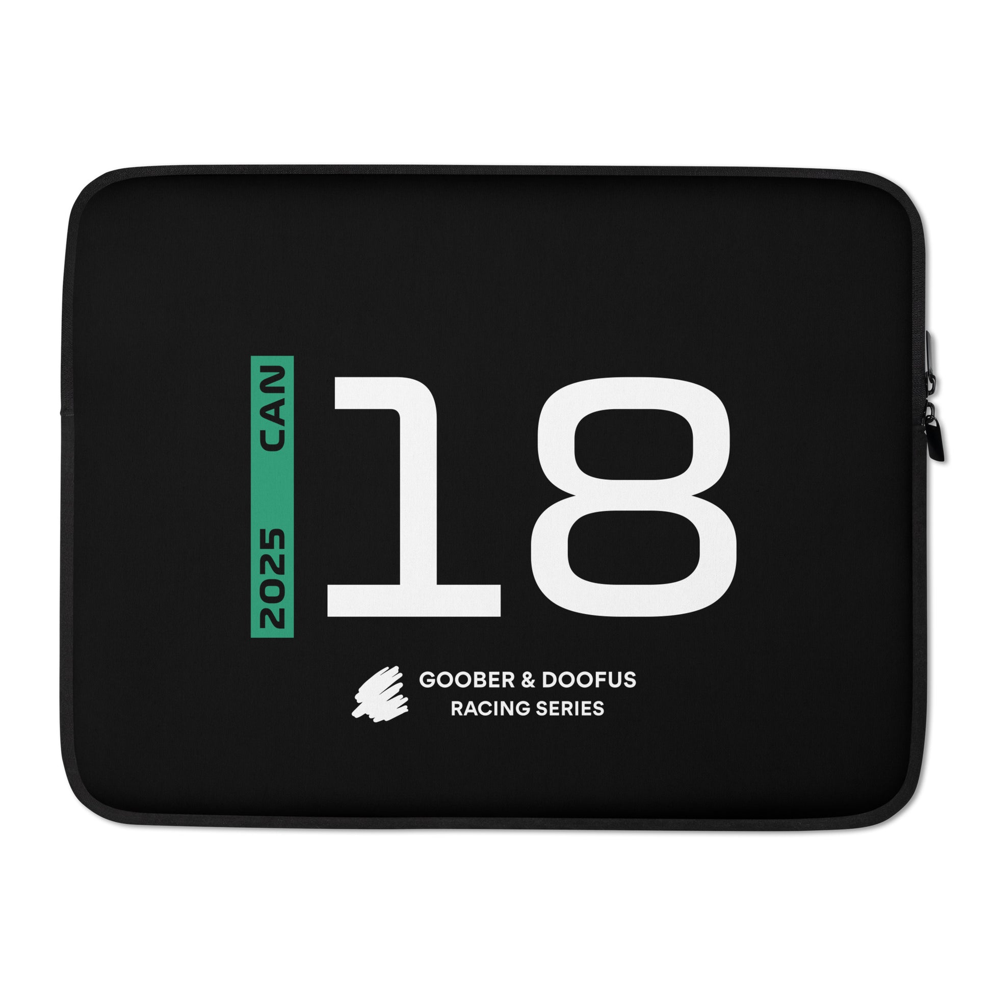 #18 F1 Driver Lance Stroll 15" Laptop Sleeve