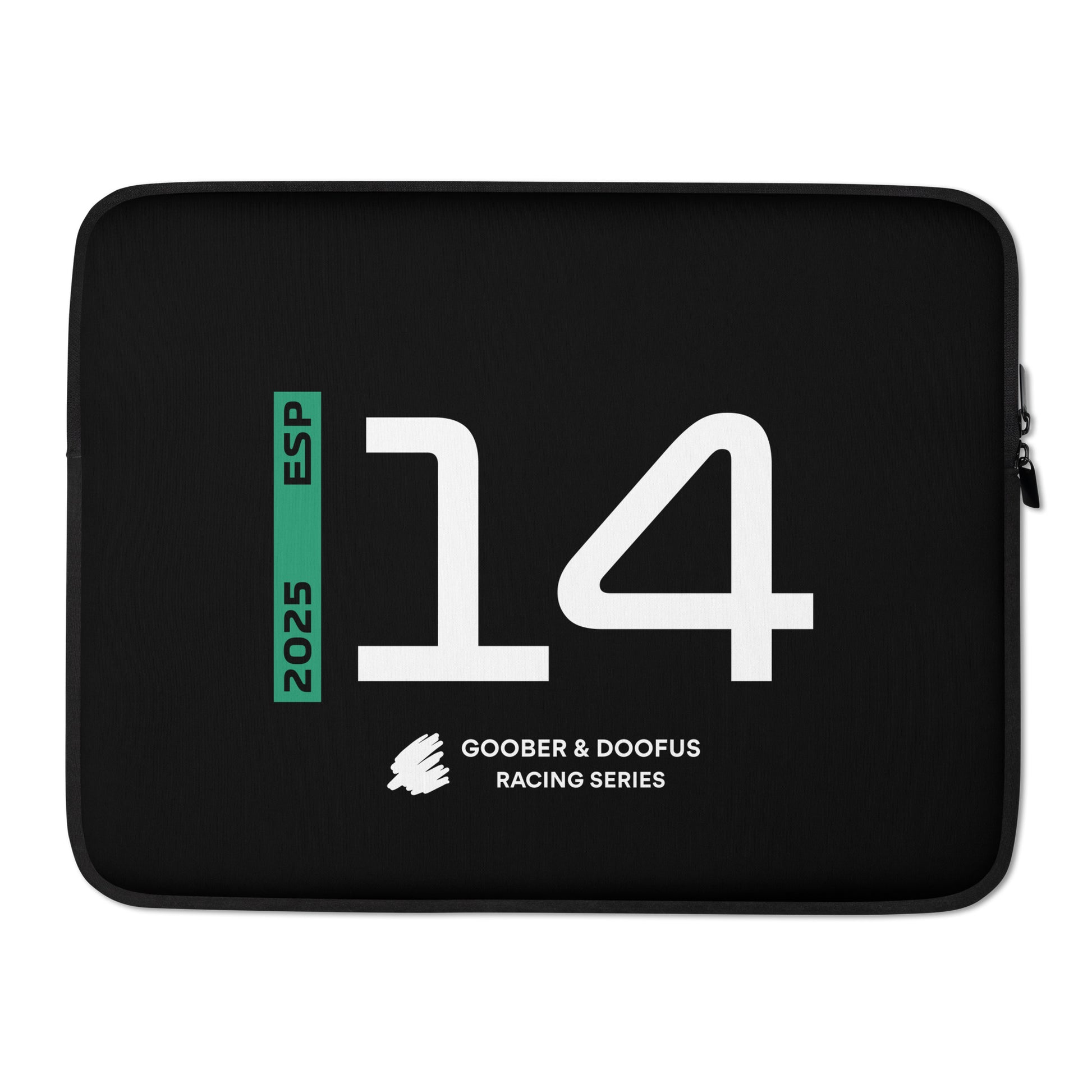 #14 F1 Driver Fernando Alonso 15" Laptop Sleeve