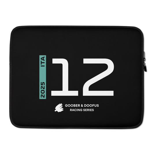#12 F1 Driver Andrea Kimi Antonelli 15" Laptop Sleeve