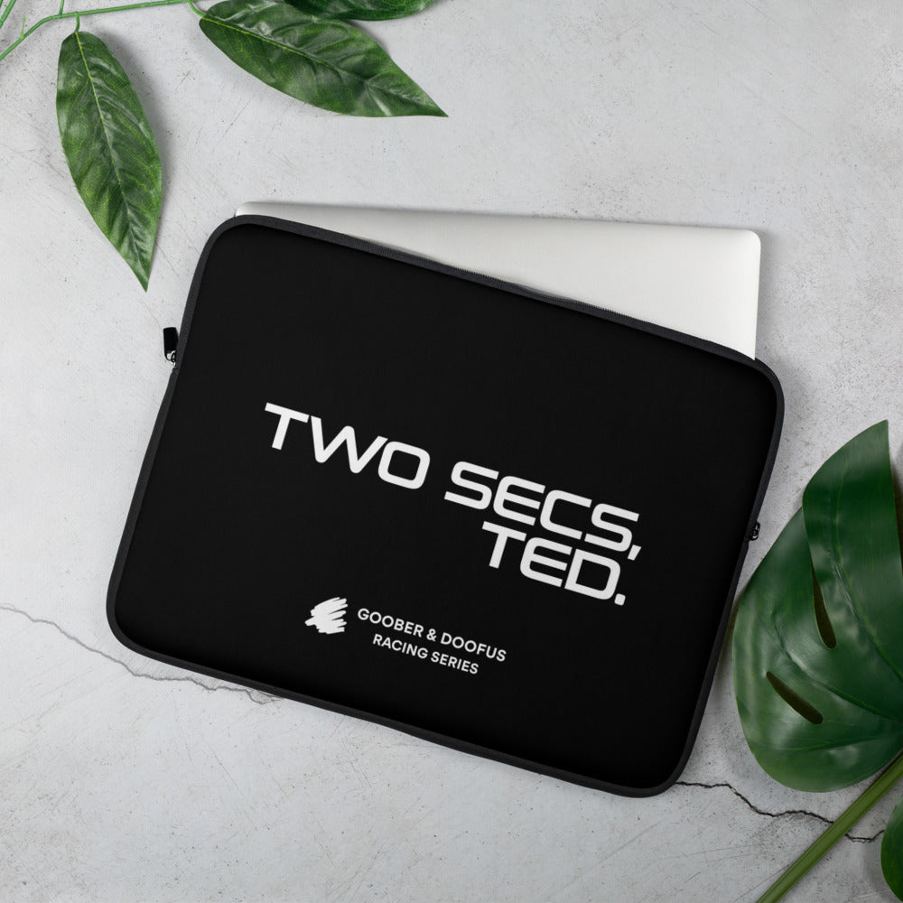 Two Secs Ted Stacked F1 Racing 15" Laptop Sleeve
