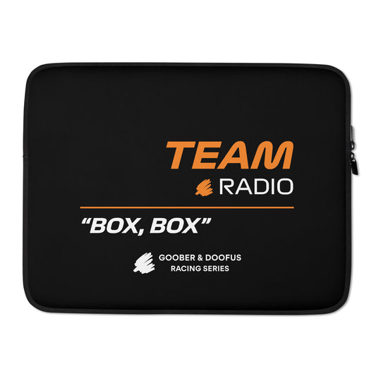 McLaren F1 Team Radio 15" Laptop Sleeve