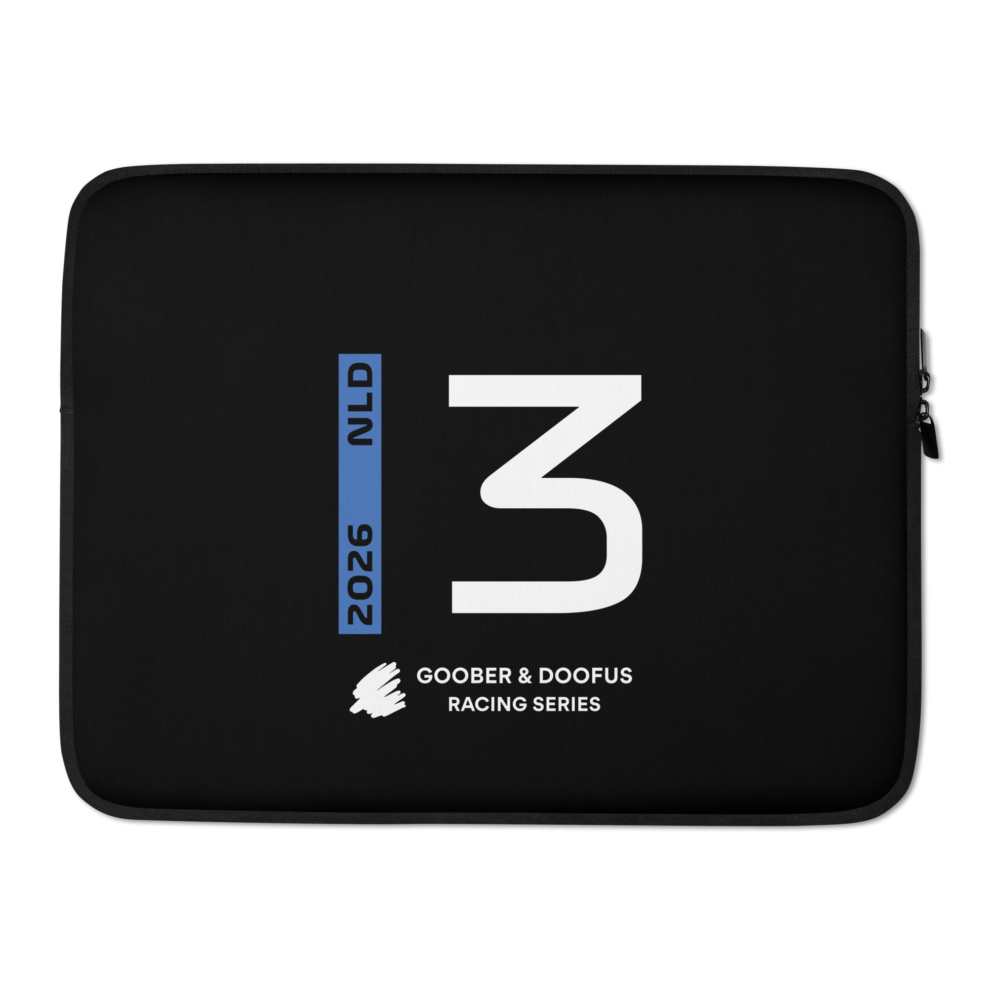 Max Verstappen #3 F1 Driver Laptop Sleeve (15") - Front