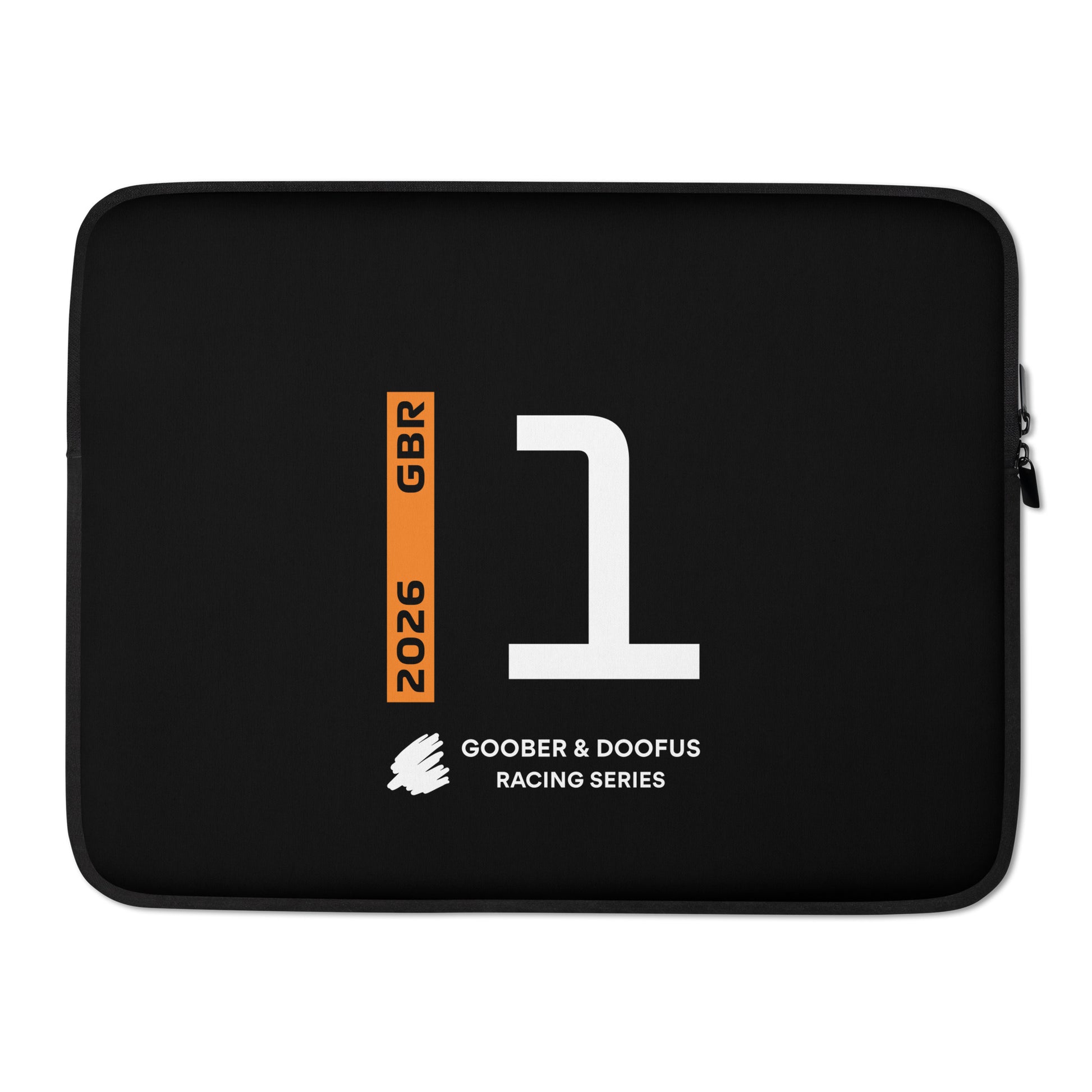 Lando Norris #1 F1 Driver Laptop Sleeve (15") - Front
