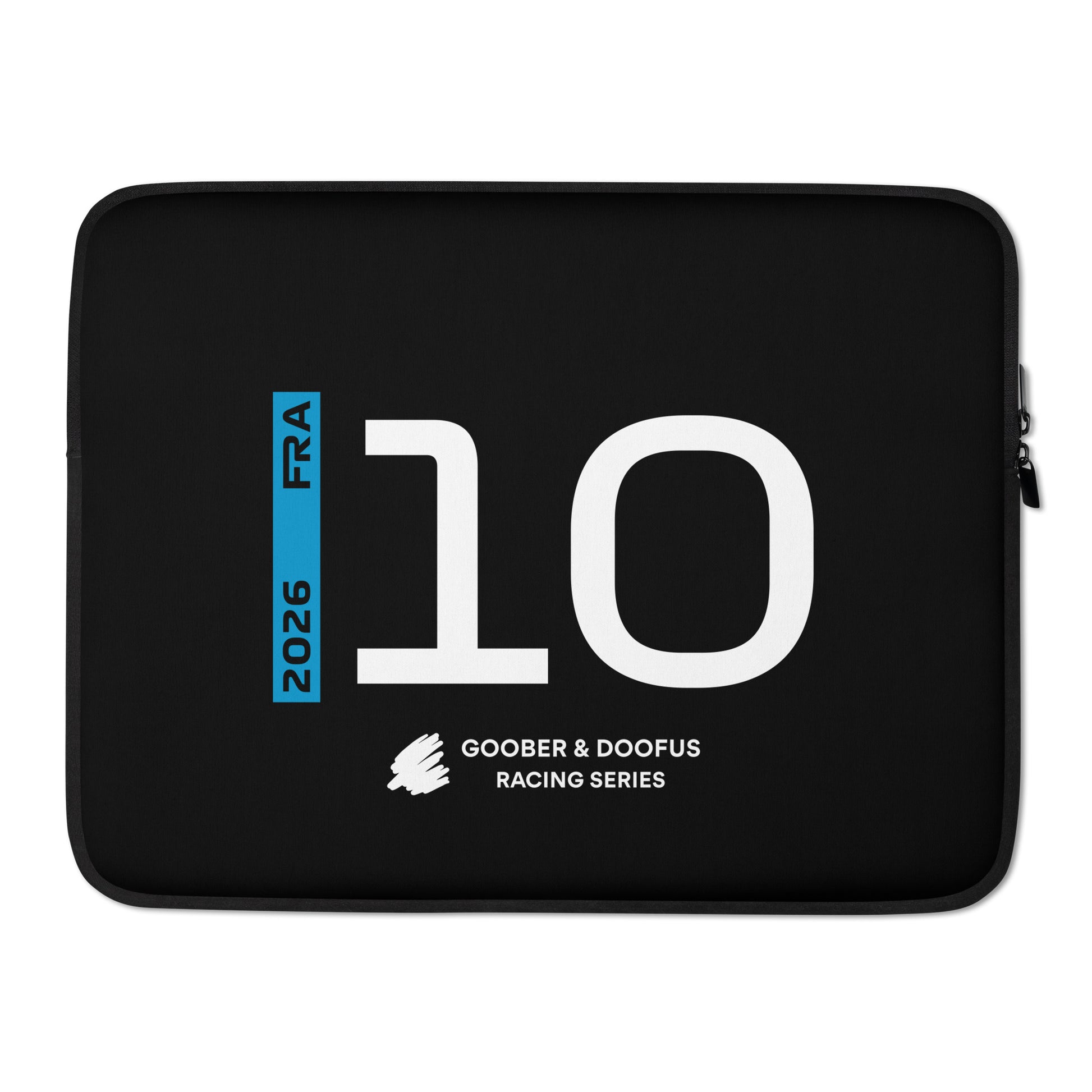 Pierre Gasly #10 F1 Driver Laptop Sleeve (15") - Front
