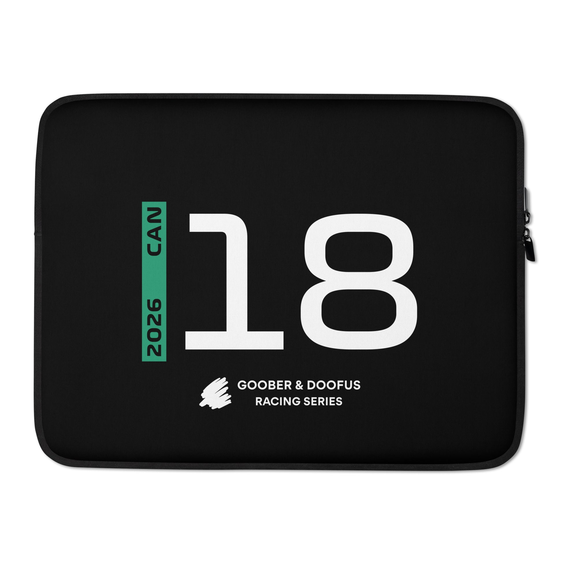 Lance Stroll #18 F1 Driver Laptop Sleeve (15") - Front