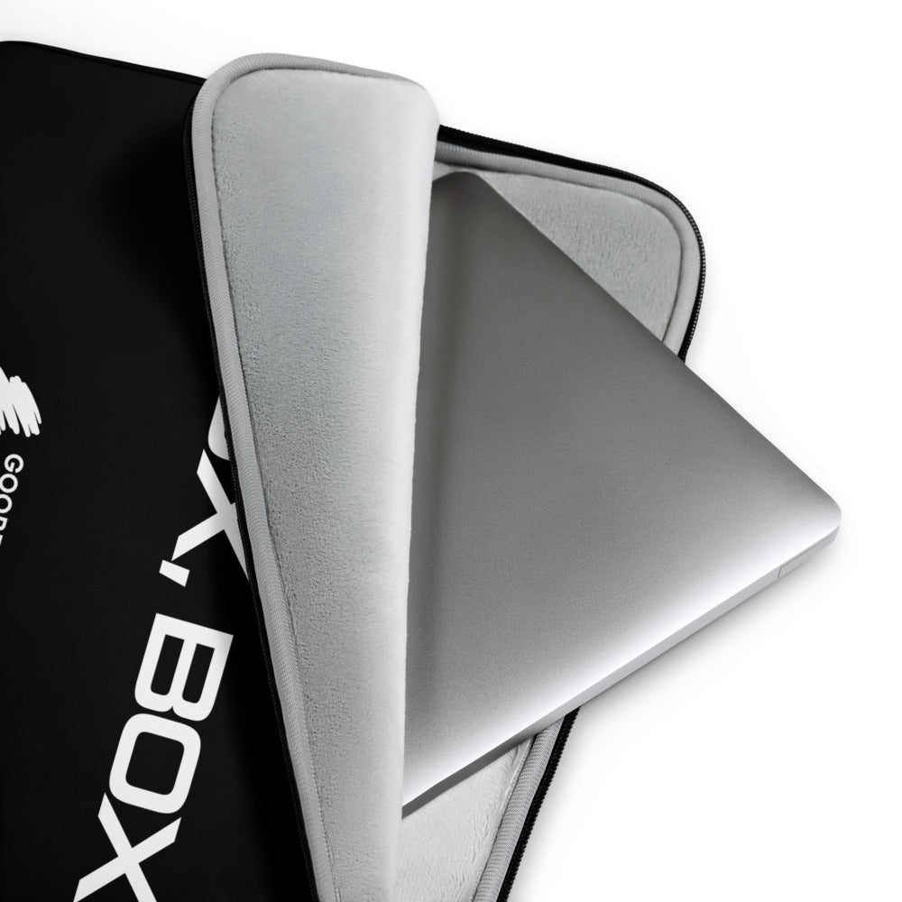 Box Box Text F1 Racing 15" Laptop Sleeve