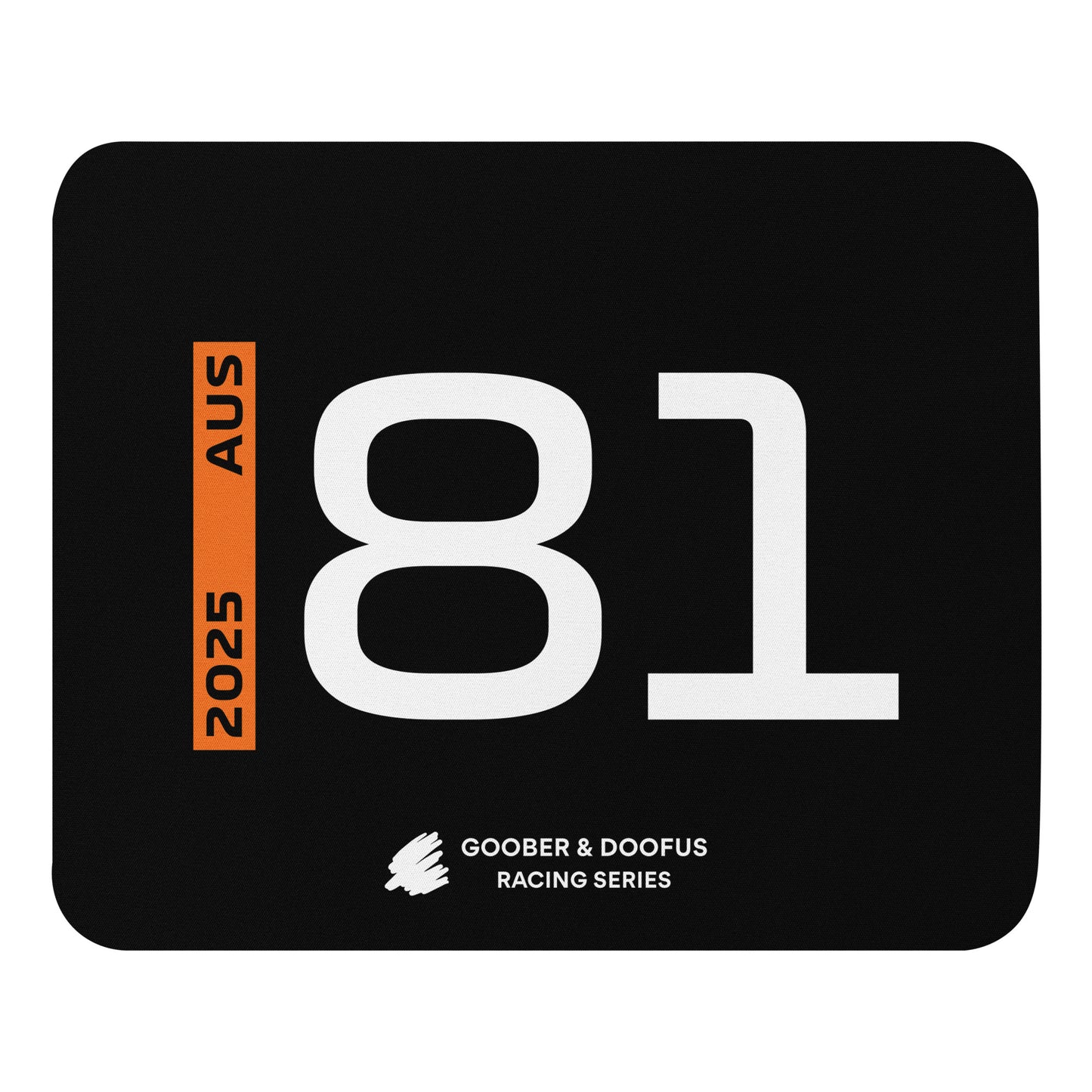 #81 F1 Driver Oscar Piastri Mouse Pad