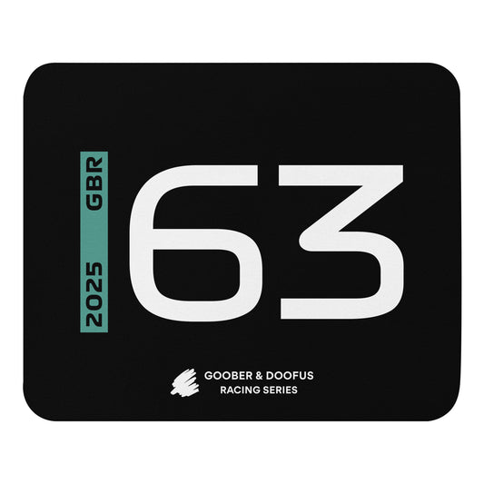 #63 F1 Driver George Russell Mouse Pad