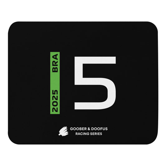 #5 F1 Driver Gabriel Bortoleto Mouse Pad