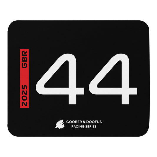 #44 F1 Driver Lewis Hamilton Mouse Pad