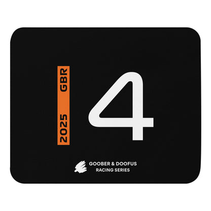 #4 F1 Driver Lando Norris Mouse Pad