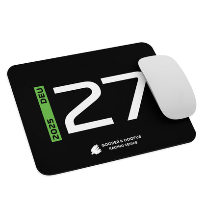 #27 F1 Driver Nico Hulkenberg Mouse Pad
