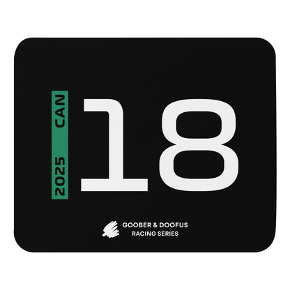 #18 F1 Driver Lance Stroll Mouse Pad