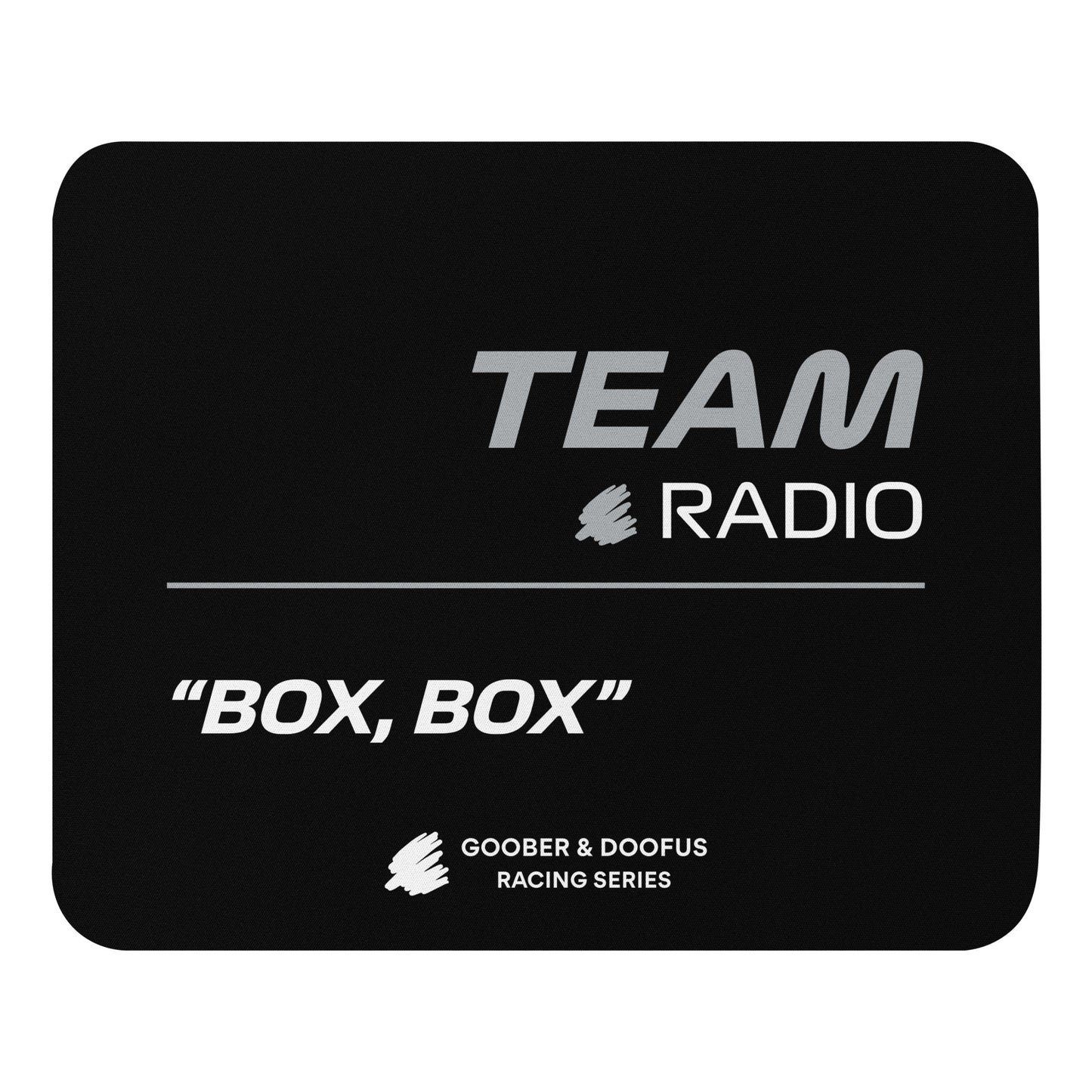 Haas F1 Team Radio Mouse Pad