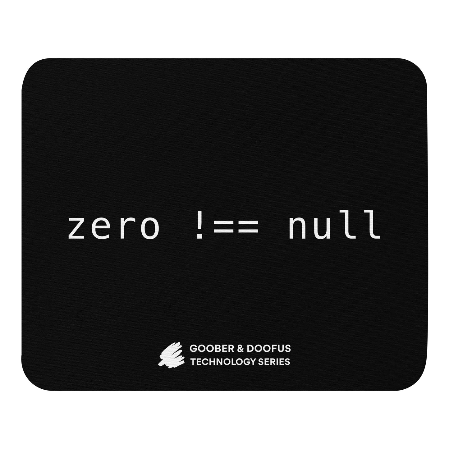 Zero Does Not Equal Null Mouse Pad