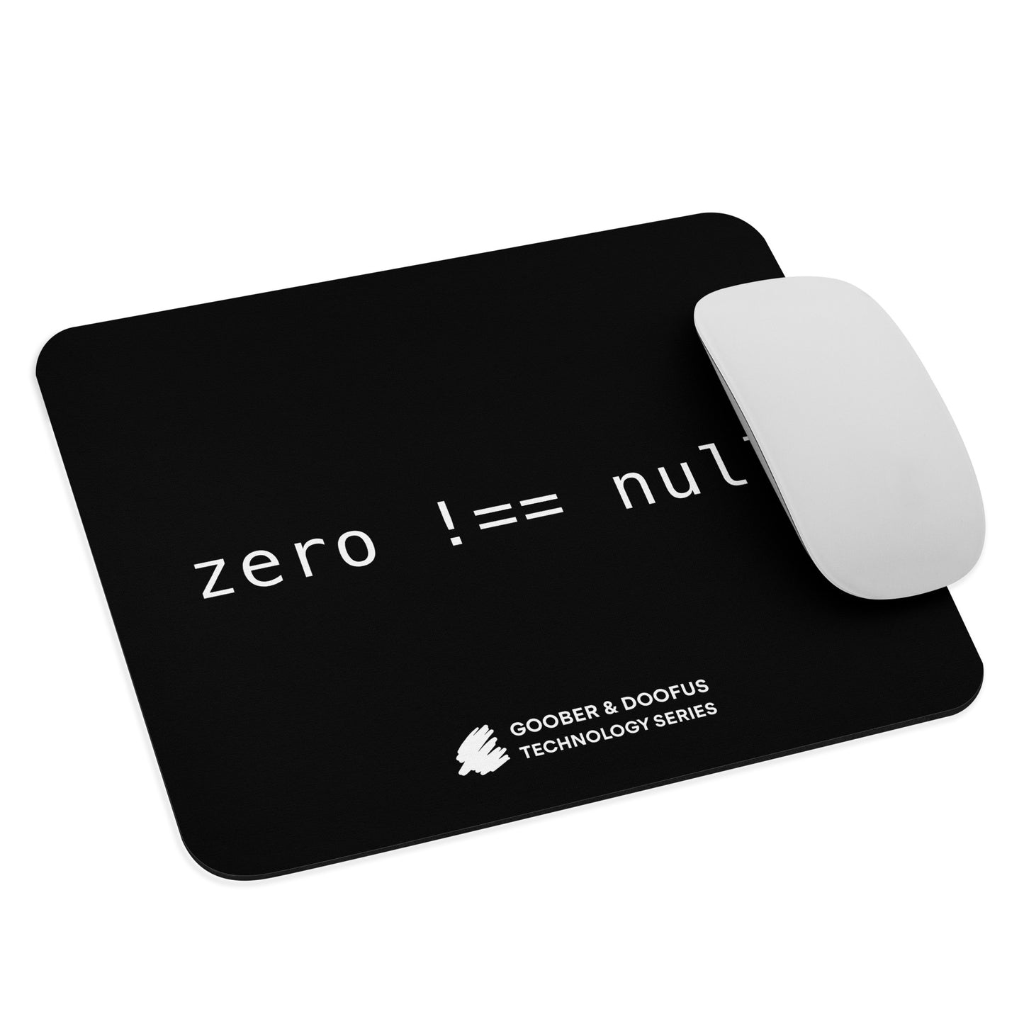 Zero Does Not Equal Null Mouse Pad