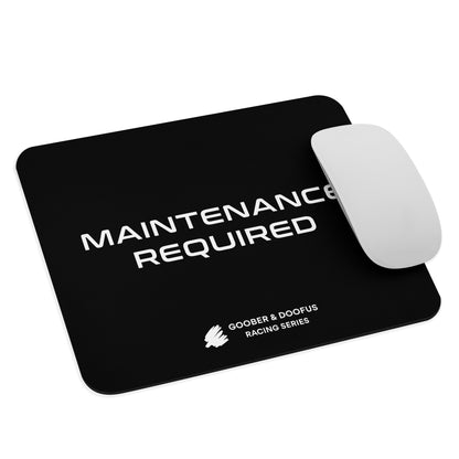 Maintenance Required F1 Racing Mouse Pad