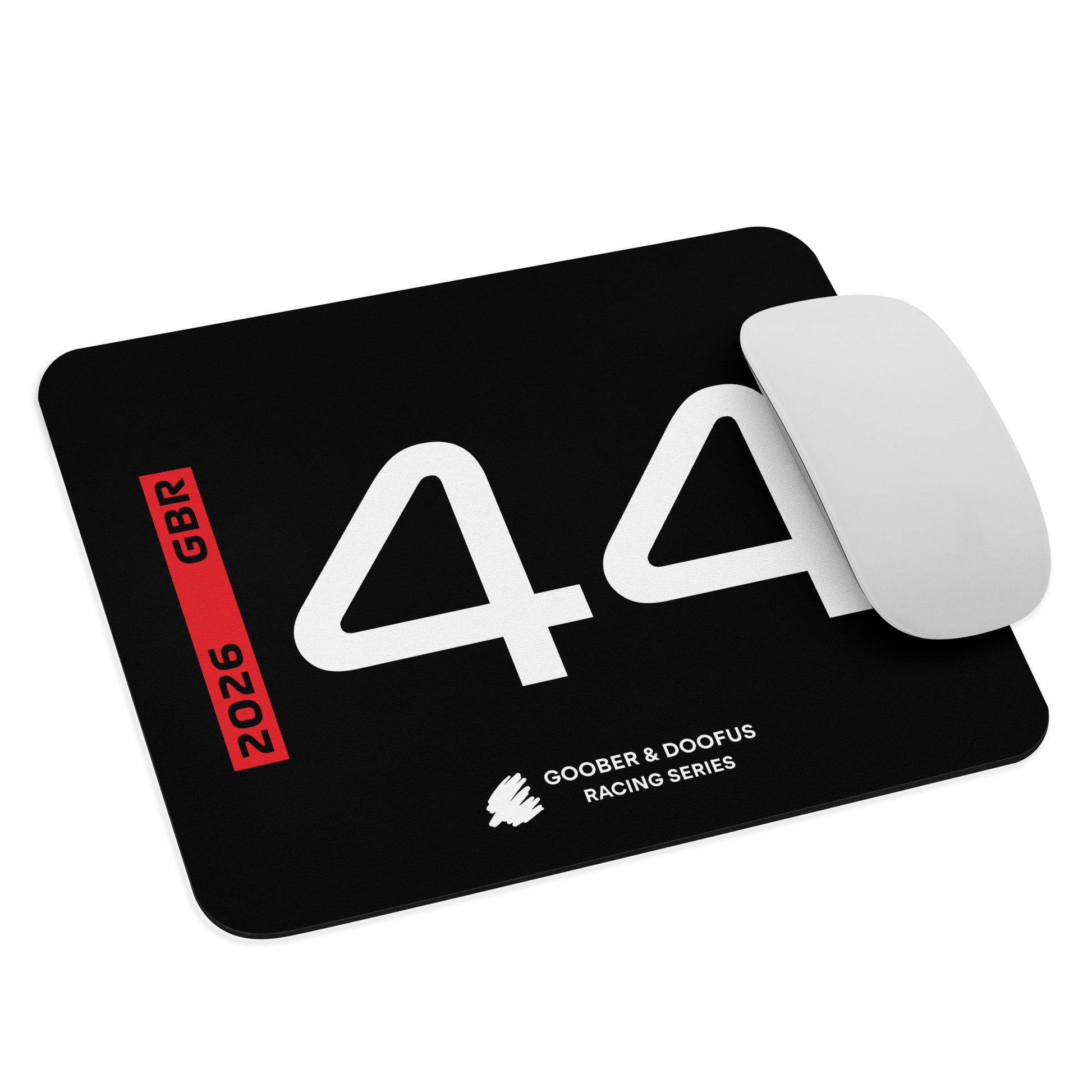 Lewis Hamilton #44 F1 Driver Mouse Pad in Black - With Mouse