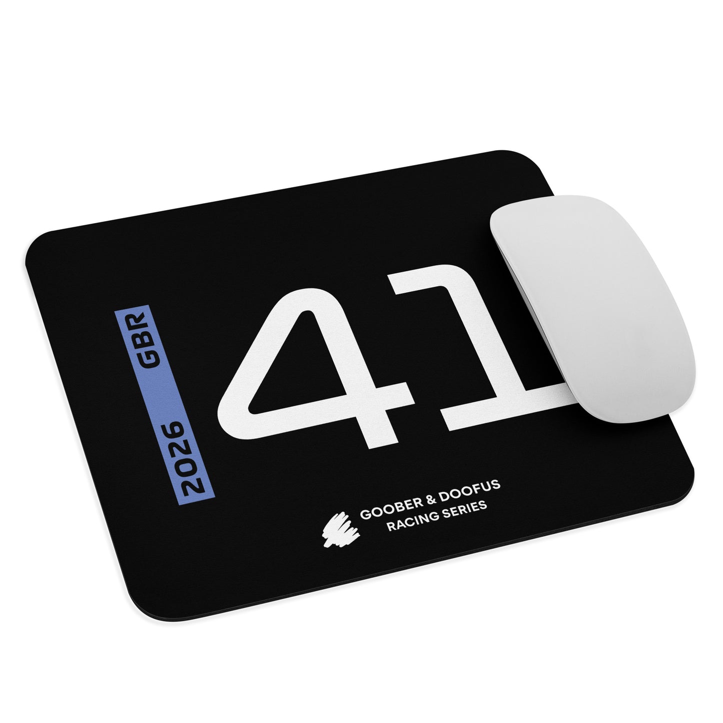 Arvid Lindblad #41 F1 Driver Mouse Pad in Black - With Mouse