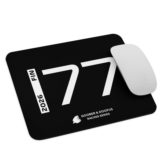 Valtteri Bottas #77 F1 Driver Mouse Pad in Black - With Mouse