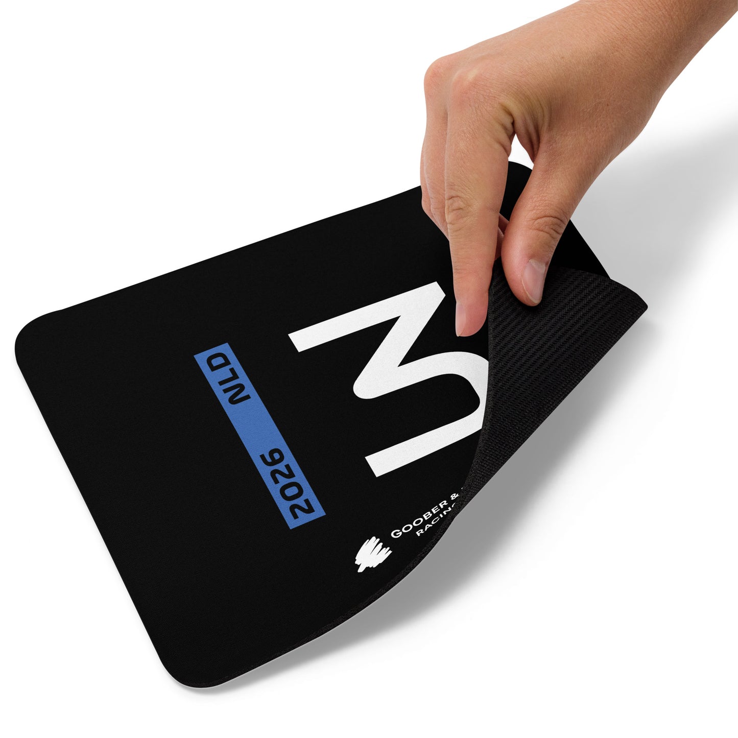 Max Verstappen #3 F1 Driver Mouse Pad in Black - Underneath