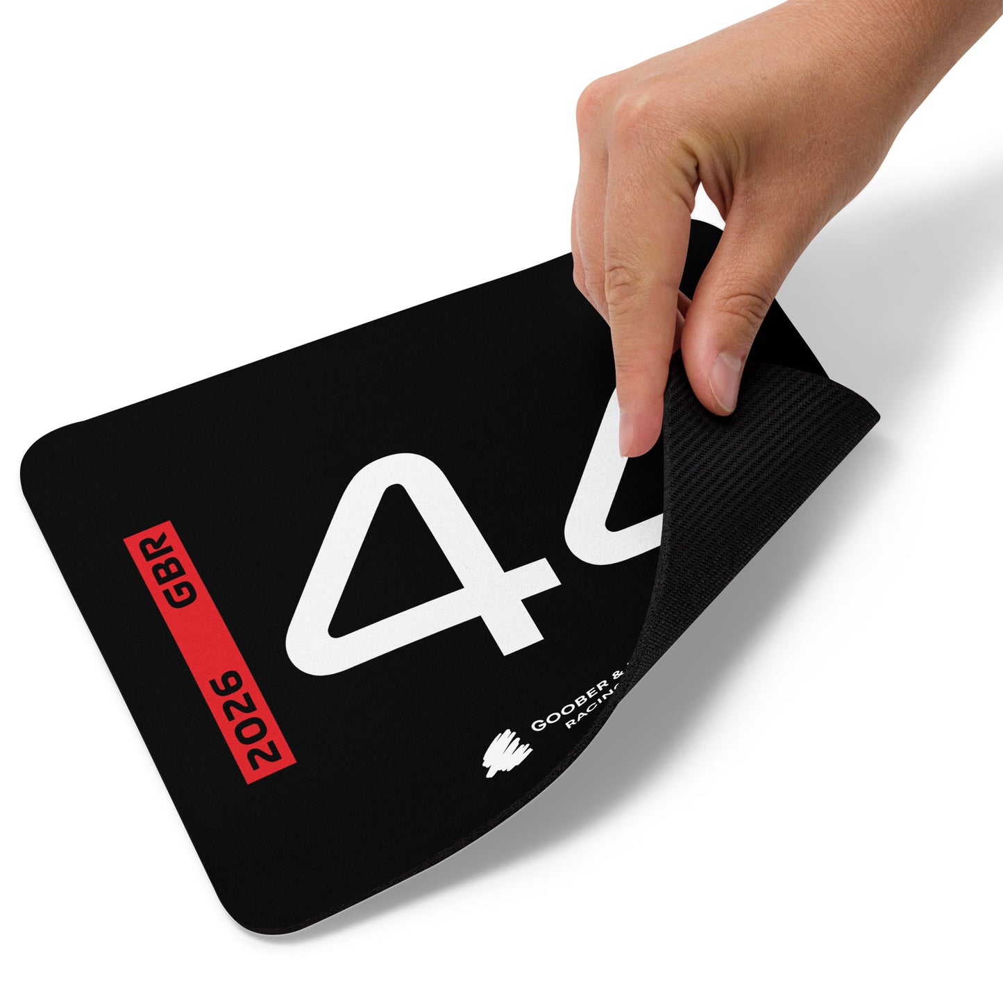 Lewis Hamilton #44 F1 Driver Mouse Pad in Black - Underneath