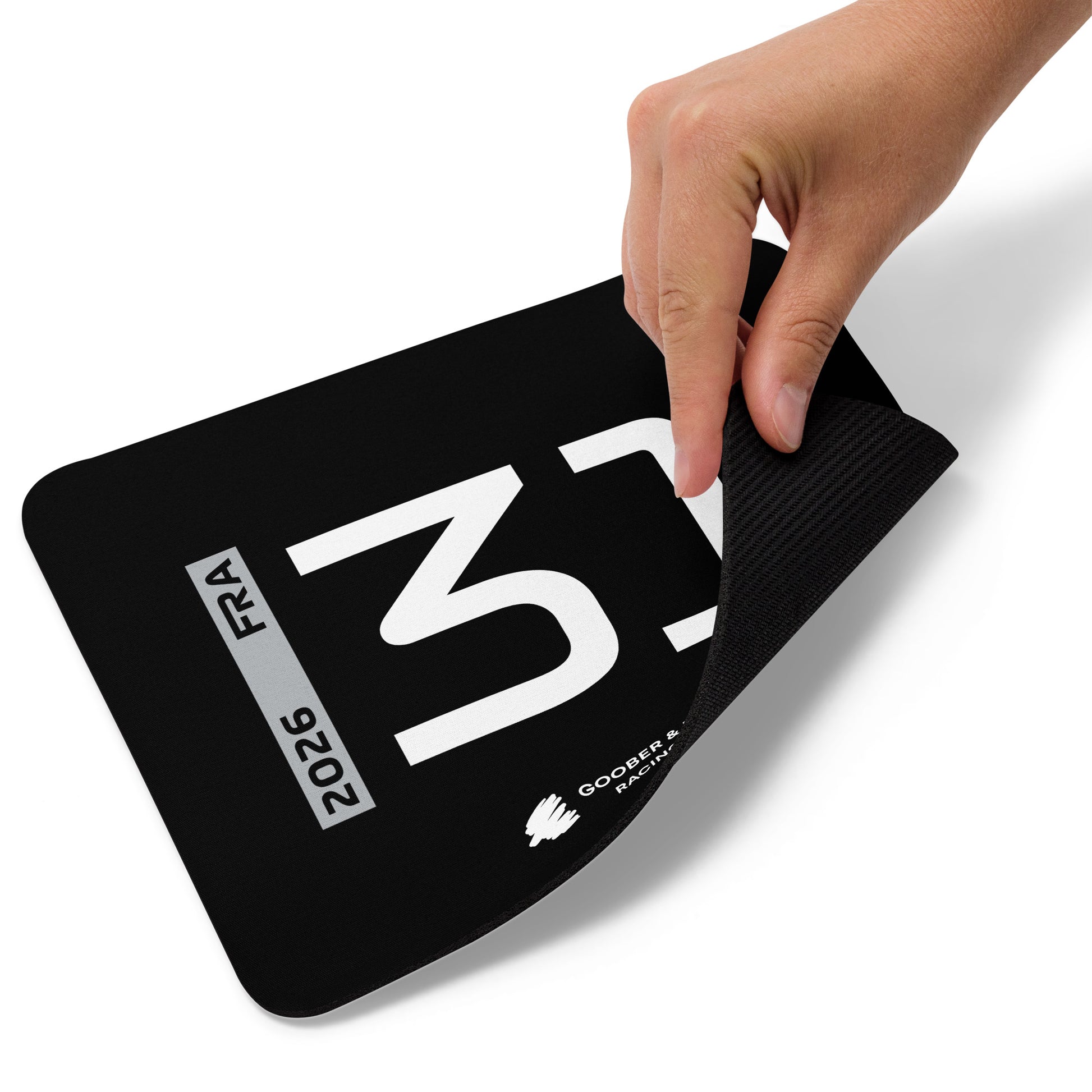 Esteban Ocon #31 F1 Driver Mouse Pad in Black - Underneath