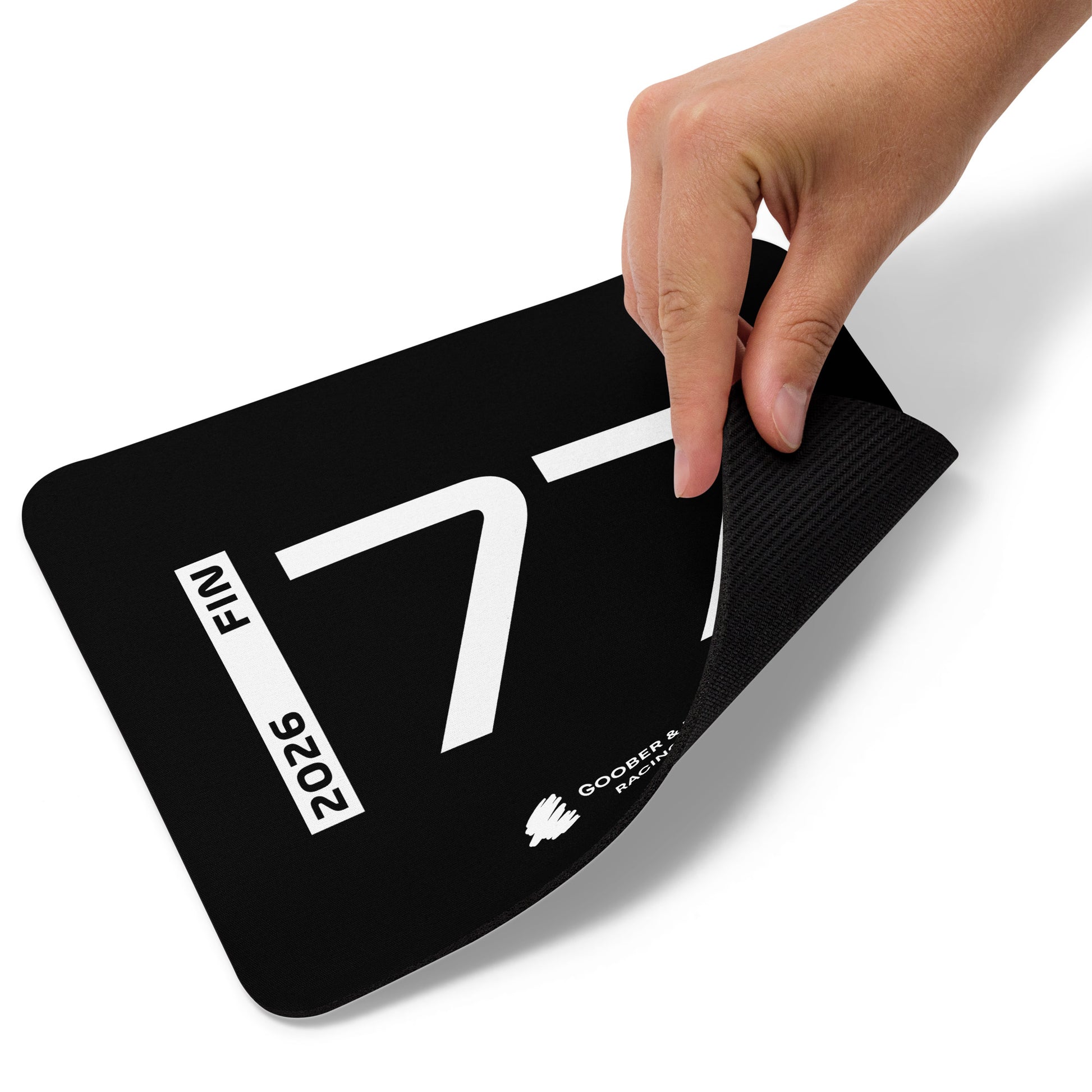 Valtteri Bottas #77 F1 Driver Mouse Pad in Black - Underneath